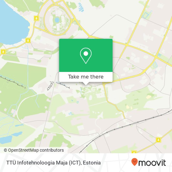 TTÜ Infotehnoloogia Maja (ICT) map