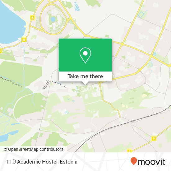 TTÜ Academic Hostel map