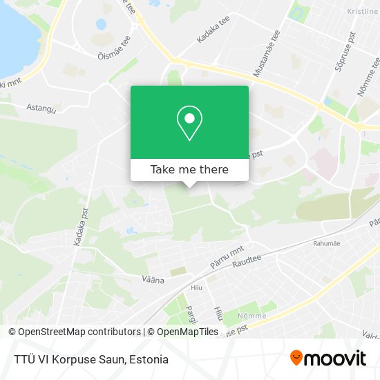 TTÜ VI Korpuse Saun map