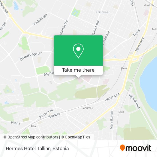 Hermes Hotel Tallinn map