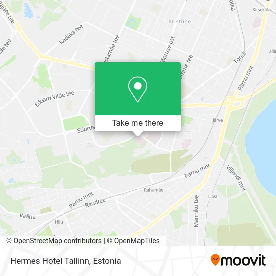 Карта Hermes Hotel Tallinn