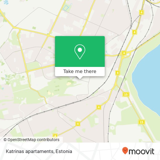 Карта Katrinas apartaments