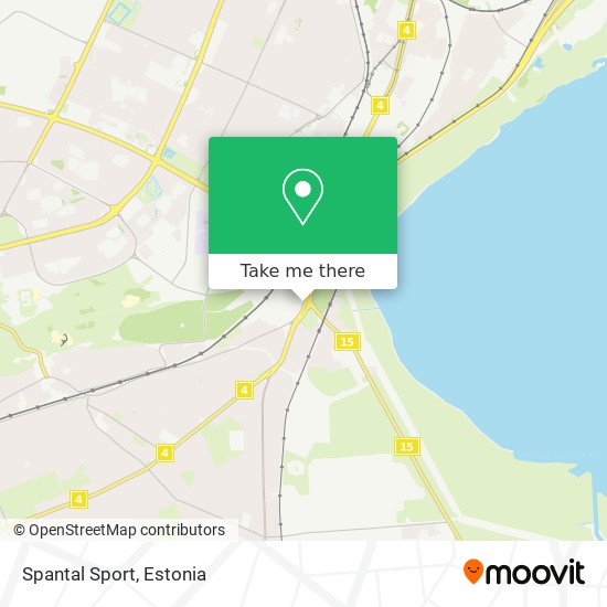 Spantal Sport map