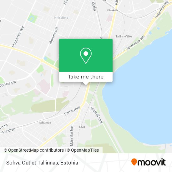 Sohva Outlet Tallinnas map