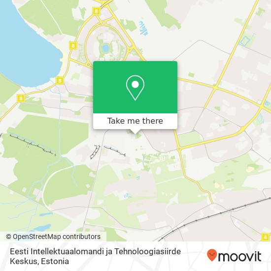 Eesti Intellektuaalomandi ja Tehnoloogiasiirde Keskus map