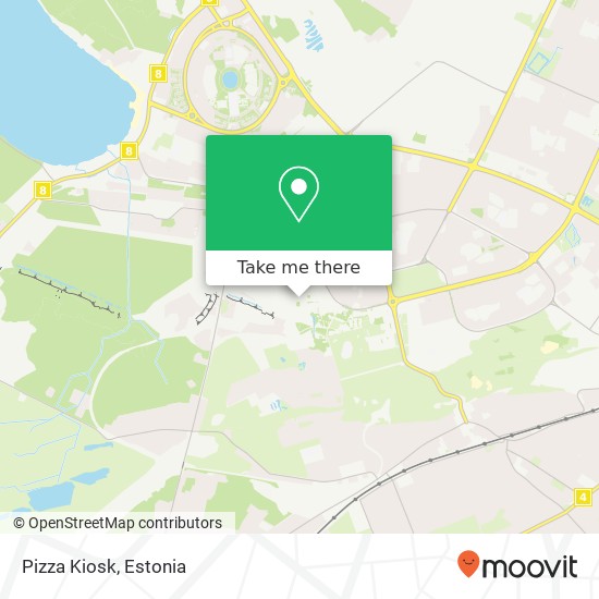 Pizza Kiosk map