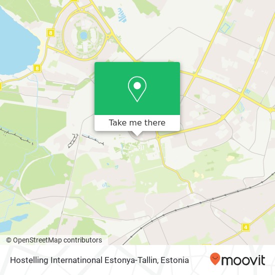 Карта Hostelling Internatinonal Estonya-Tallin