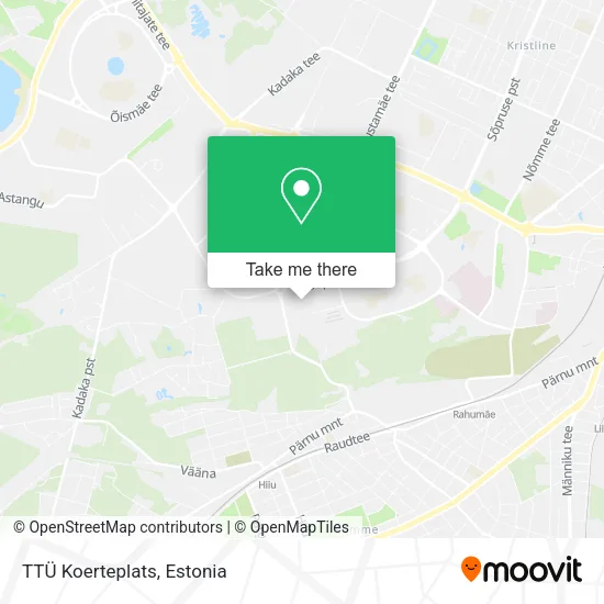 Карта TTÜ Koerteplats