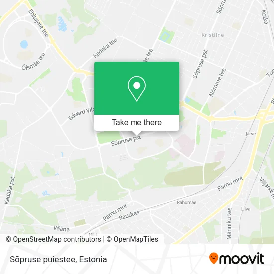 Sõpruse puiestee map