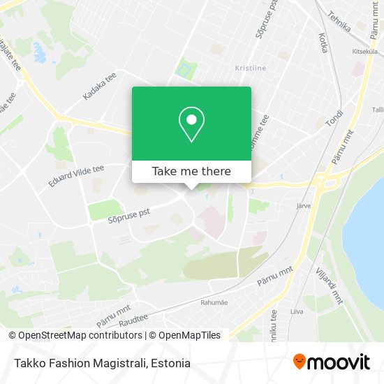Takko Fashion Magistrali map