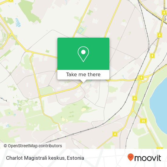 Charlot Magistrali keskus map