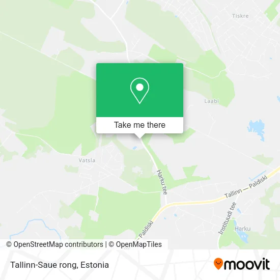 Tallinn-Saue rong map