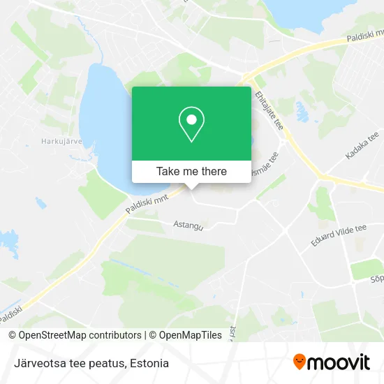 Карта Järveotsa tee peatus