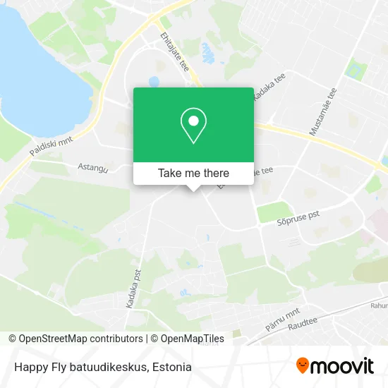 Happy Fly batuudikeskus map