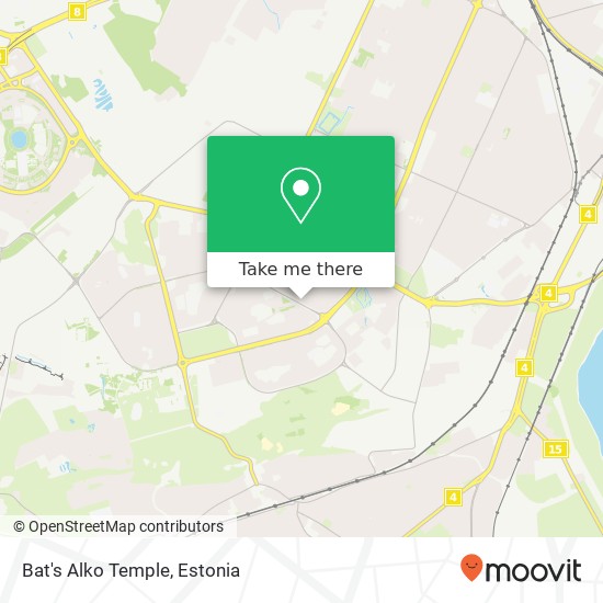 Bat's Alko Temple map