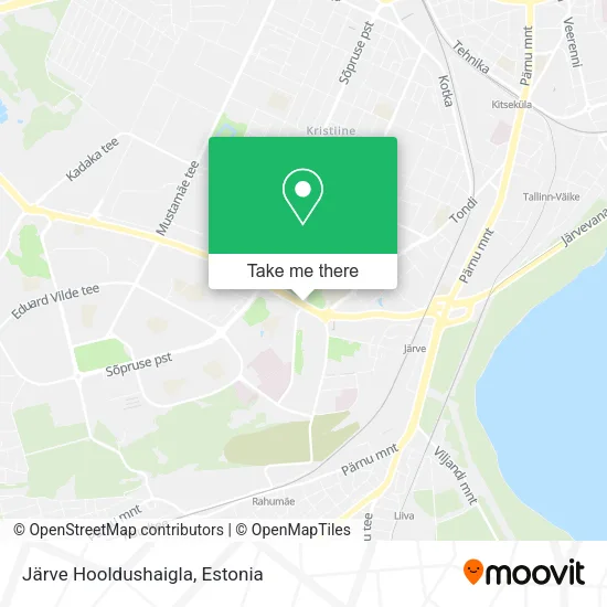 Карта Järve Hooldushaigla