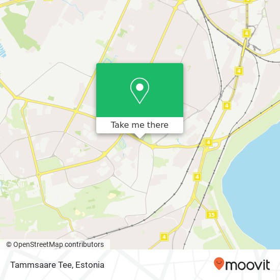 Tammsaare Tee map