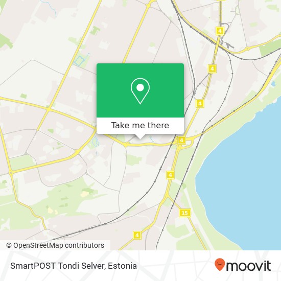 SmartPOST Tondi Selver map