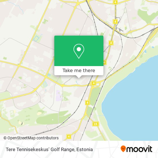 Карта Tere Tennisekeskus' Golf Range
