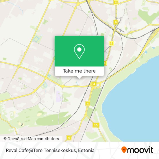 Reval Cafe@Tere Tennisekeskus map