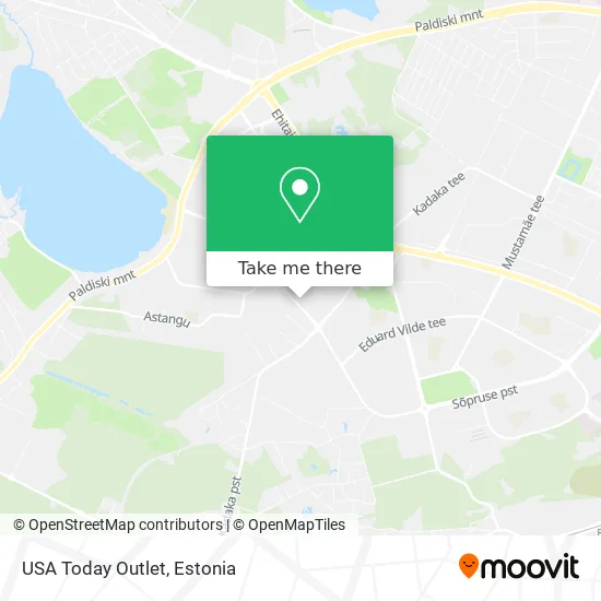 Карта USA Today Outlet