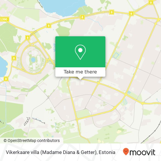 Vikerkaare villa (Madame Diana & Getter) map