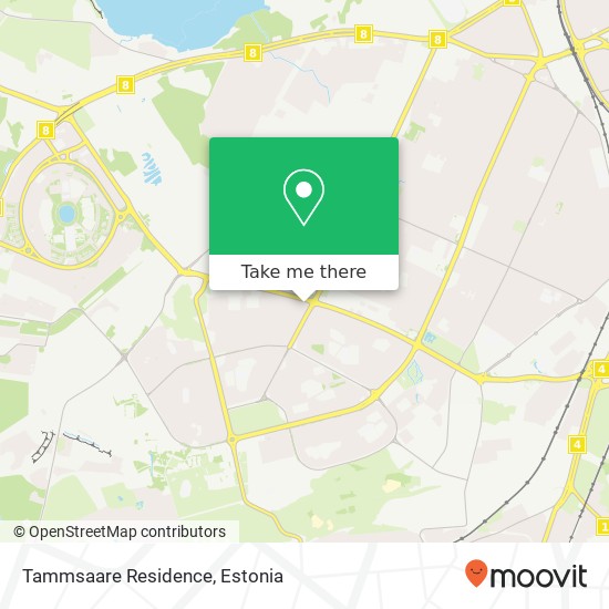 Tammsaare Residence map