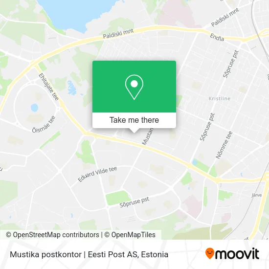 Карта Mustika postkontor | Eesti Post AS