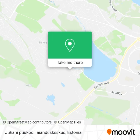 Карта Juhani puukooli aianduskeskus