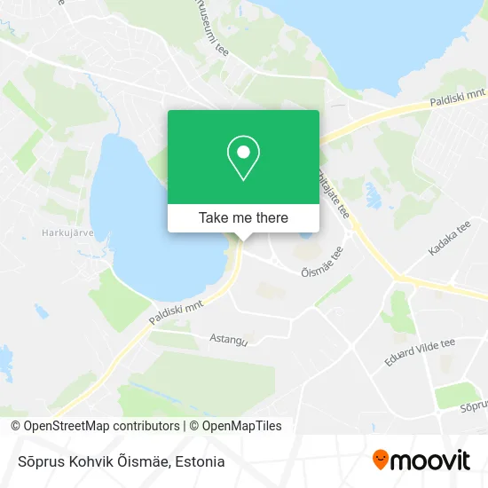 Карта Sõprus Kohvik Õismäe