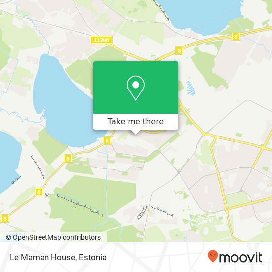 Le Maman House map