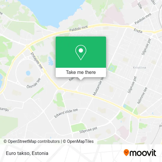 Euro takso map