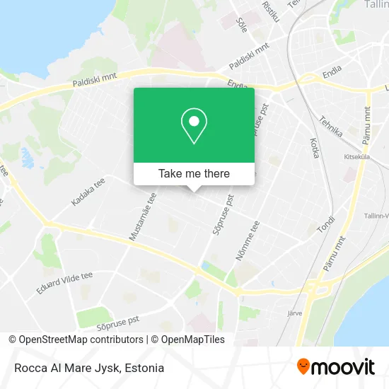 Карта Rocca Al Mare Jysk