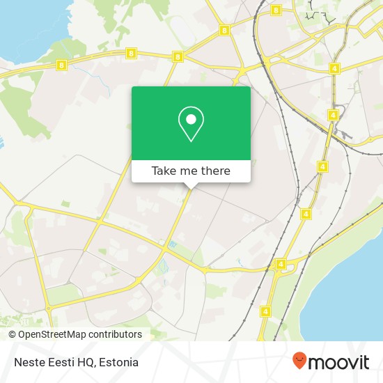 Карта Neste Eesti HQ