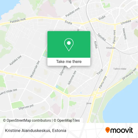 Kristiine Aianduskeskus map