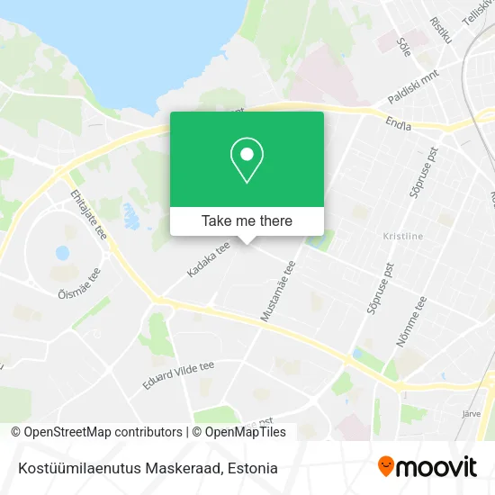 Карта Kostüümilaenutus Maskeraad