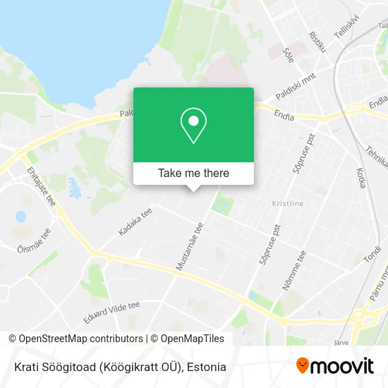 Карта Krati Söögitoad (Köögikratt OÜ)