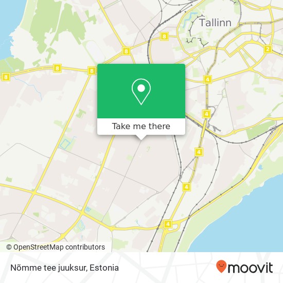 Nõmme tee juuksur map