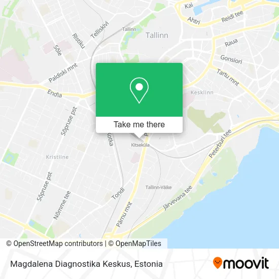 Карта Magdalena Diagnostika Keskus