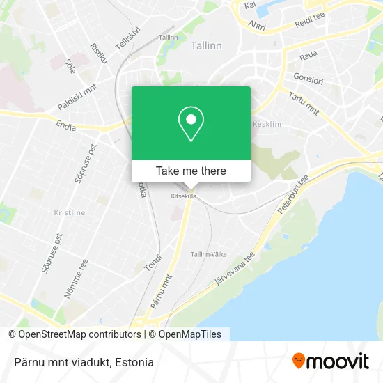 Карта Pärnu mnt viadukt