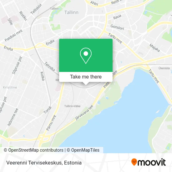 Veerenni Tervisekeskus map