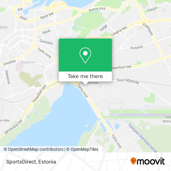 Карта SportsDirect