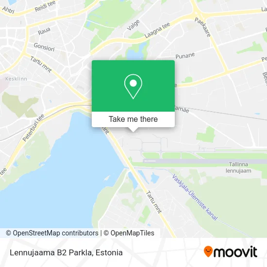 Lennujaama B2 Parkla map