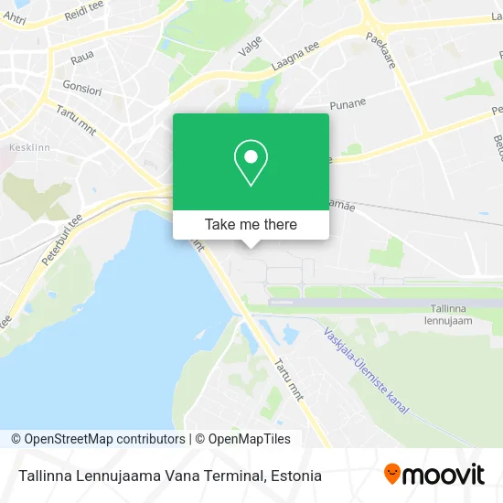 Tallinna Lennujaama Vana Terminal map