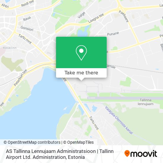 AS Tallinna Lennujaam Administratsioon | Tallinn Airport Ltd. Administration map