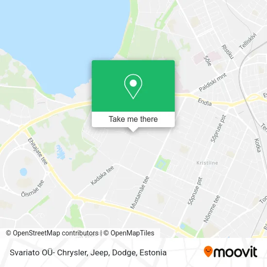 Svariato OÜ- Chrysler, Jeep, Dodge map