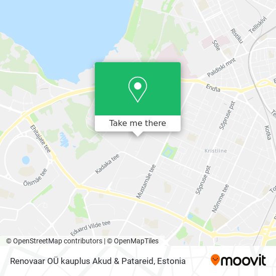 Renovaar OÜ kauplus Akud & Patareid map