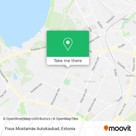 Карта Fixus Mustamäe Autokaubad