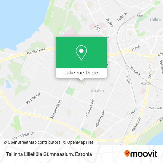Tallinna Lilleküla Gümnaasium map