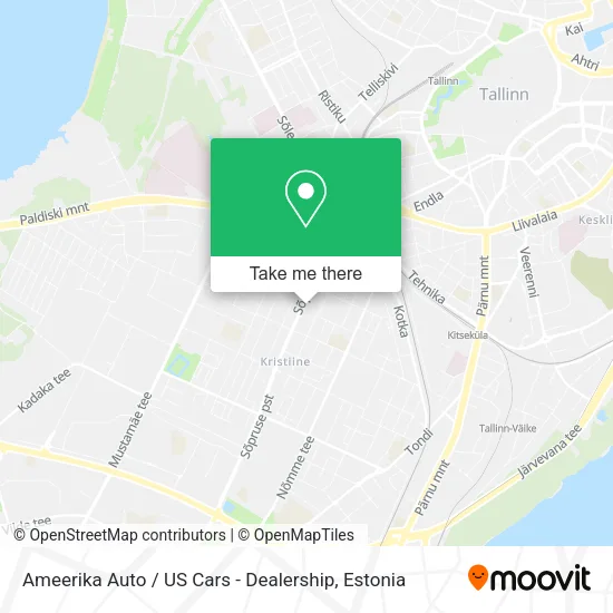 Карта Ameerika Auto / US Cars - Dealership